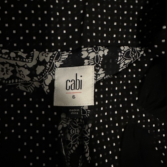 CAbi Black and White Polka Dot Blazer - Picture 2 of 3